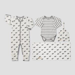 Layette Gift Set - Grey Elephant